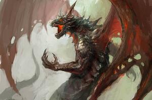 Ilustracja dragon rage, fotokostic