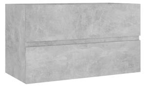 Łazienkowa szafka wisząca szary beton