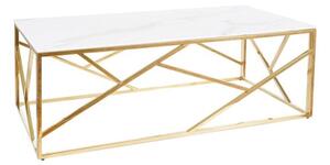 Åawa ESCADA A II 120x60 biaÅy marmur/zÅota