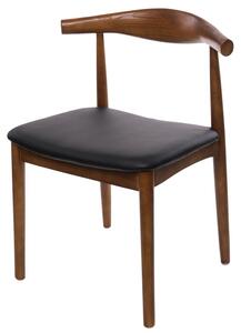 KRZESŁO DREWNIANE Codo ins. Elbow Chair JESIONOWE retro