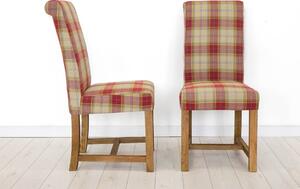 Krzesło drewniane tapicerowane Rustyk 2