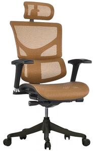 Ergonomiczny fotel biurowy z siateczki ErgoFly Sail, zgodny z normą BHP