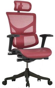 Ergonomiczny fotel biurowy z siateczki ErgoFly Sail, zgodny z normą BHP