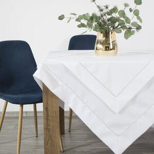 Obrus EUROFIRANY Madele 145 x 260 cm BiaÅy