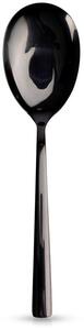 Łyżka do sałaty stalowa czarna BLACK 25 cm