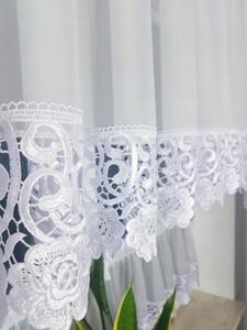 Firana do kuchni, zazdrostki, gipiura