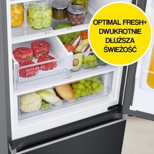 Lodówka SAMSUNG RB38C603DB1 EF AI No Frost 203cm Grafitowa stal