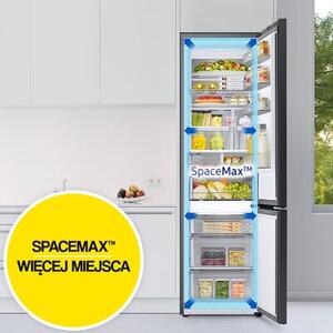Lodówka SAMSUNG RB38C603DB1 EF AI No Frost 203cm Grafitowa stal