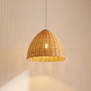 Lampa wisząca Laverne Lindby, możliwość ściemniania, jasne drewno, salon / jadalnia, drewno, skandynawski