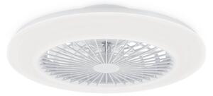Philips Wentylator sufitowy LED Amigo, biały, 58 cm, CCT, DC możliwość ściemniania, biały / opal, salon / jadalnia, tworzywo sztuczne, nowoczesny