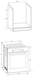 Piekarnik MPM-45-BO-23C Elektryczny Czarny A