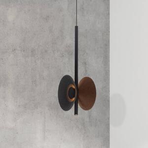 Zambelis Lampa wisząca 23176, brązowy / rdzawy, salon / jadalnia, metal, nowoczesny