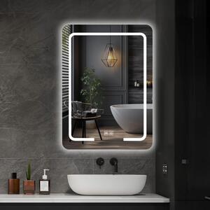 IREDA Lustro łazienkowe z oświetleniem LED, 60 x 80 cm