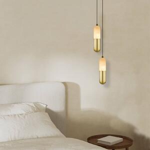 Zambelis Lampa wisząca 2545, możliwość ściemniania, mosiężny / złoty, salon / jadalnia, metal