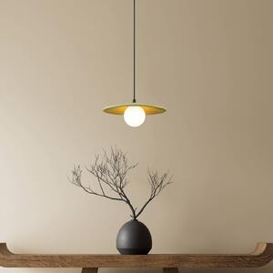 Zambelis Lampa wisząca 2597, możliwość ściemniania, zielony, salon / jadalnia, gips / glina