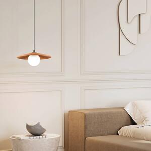 Zambelis Lampa wisząca 2598, możliwość ściemniania, terracotta, salon / jadalnia, gips / glina