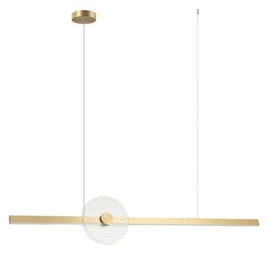 Zambelis Lampa wisząca 25426, możliwość ściemniania, mosiężny / złoty, salon / jadalnia, metal, nowoczesny
