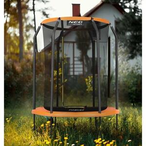 Trampolina NEO-SPORT NS-05W240F FI 152 cm Pomarańczowo-czarny