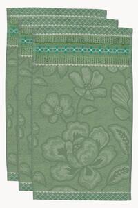 Komplet ręczników z bawełny frotte Jasmin Jacquard, 3 elem