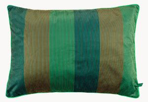 Poduszka z aksamitu Stripe