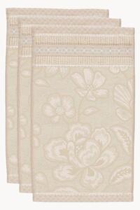 Komplet ręczników z bawełny frotte Jasmin Jacquard, 3 elem