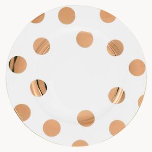 Komplet talerzy śniadaniowych Dots, 6 elem