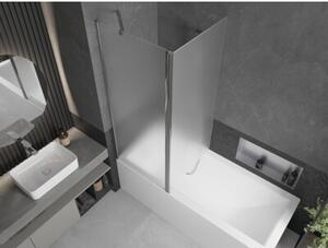 Mexen Flip parawan nawannowy 2-skrzydłowy 140 x 150 cm, szron, chrom - 894-140-101-01-30