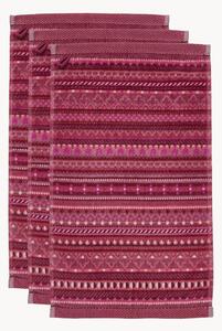 Komplet ręczników z weluru i bawełny frotte Geometric Print, 3 elem