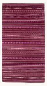 Ręcznik do rąk z weluru i bawełny frotte Geometric Print