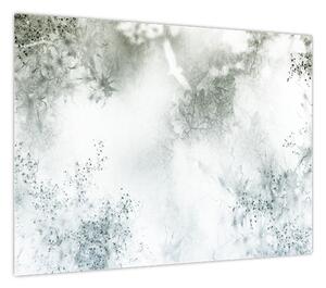 Obraz abstracji liści (70x50 cm)