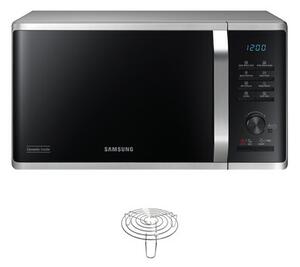 Kuchenka mikrofalowa SAMSUNG MG23K3575AS/EO 800W średnica 28.8 cm pojemność 23L Keep Warm System TDS Srebrny