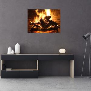 Obraz - Ogień (70x50 cm)