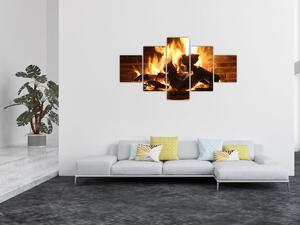Obraz - Ogień (125x70 cm)