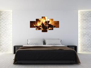 Obraz - Ogień (125x70 cm)