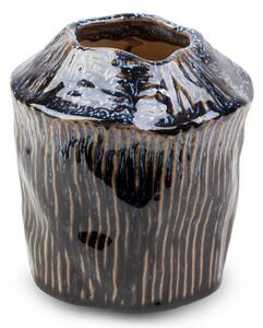 Wazon EUROFIRANY Alda 13 x 14 cm Granatowy