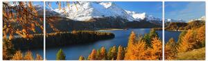 Obraz - Jesień w Alpach (170x50 cm)