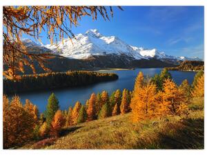 Obraz - Jesień w Alpach (70x50 cm)