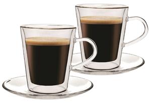Maxxo Lungo 2-częściowy zestaw szklanek termicznych, 220 ml