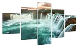 Obraz - Wodospady (125x70 cm)