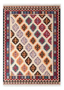 Czerwony wełniany dywan dwustronny tkany ręcznie 120x170 cm Kamal Kian – Nouristan