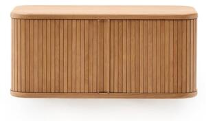 Wisząca szafka pod umywalkę w dekorze jesionu w naturalnym kolorze 90x40 cm Mailen – Kave Home