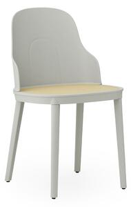 Normann Copenhagen - Allez Krzesło Molded Wicker/PP Warm Grey