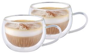 4Home Szklanka termiczna do cappuccino Hot&Cool 270 ml, 2 szt