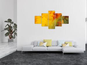 Obraz - Jesienne liście (125x70 cm)