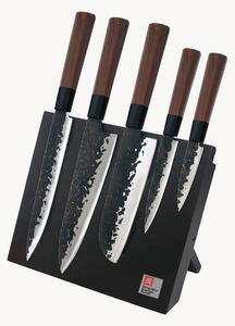Komplet noży kuchennych z magnetycznym blokiem Samurai, 6 elem