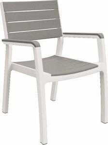 Krzesło ogrodowe Keter Harmony białe / jasnoszare