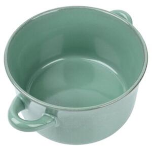 Miska bulionówka ceramiczna zielona 600 ML