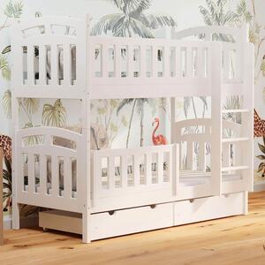 MebleMWM Łóżko piętrowe ZUZIA | 80x160 | Kolor do wyboru