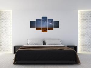Obraz - Noc na pustyni (125x70 cm)