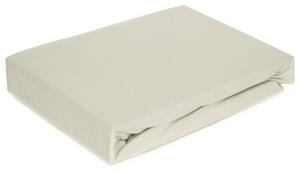 Prześcieradło EUROFIRANY Design 91 Soft z gumką 100 x 200 cm Kremowy